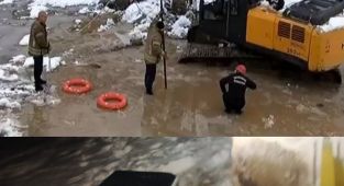 İş makinası su dolu çukura düştü Kepçe operatörünün feci sonu 
