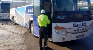 Van'da otobüslere yönelik denetim yapıldı