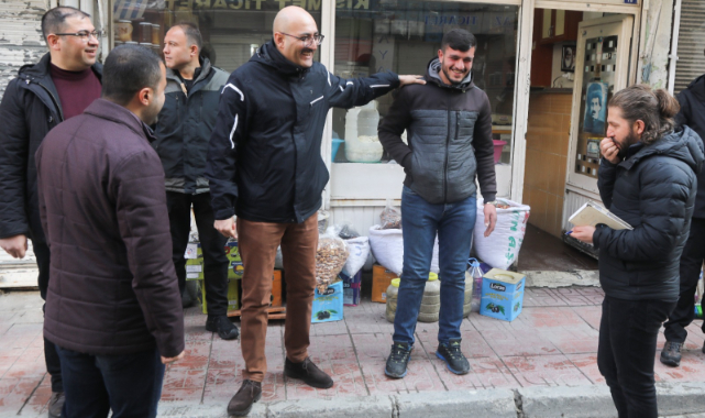 AYDIN, YÜZBAŞIOĞLU CADDESİ ESNAFI İLE HASBIHAL ETTİ