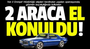 Van'da suçlarda kullanılan 2 araca el konuldu