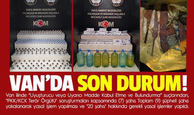 Van ilinde son durum! Asayiş 21 Şubat 2022