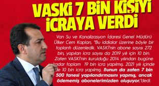 VASKİ, 7 bin kişiyi icraya verdi ve tüm detaylar...