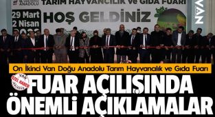 Van Tarım Fuarında Önemli Açıklamalar!