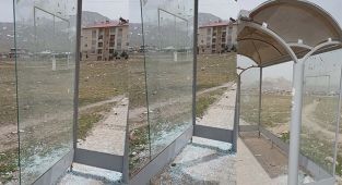 VAN’DA DURAKLAR TAHRİP EDİLDİ