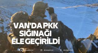 Van'da PKK sığınağı ele geçirildi