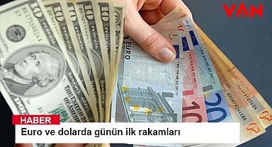 Euro ve dolarda günün ilk rakamları