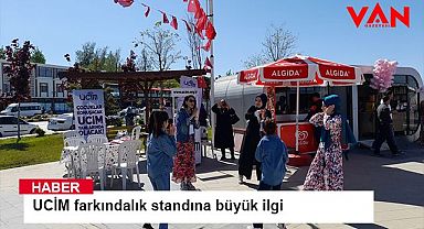 UCİM farkındalık standına büyük ilgi