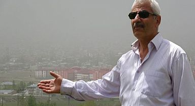 Van'da toz bulutu
