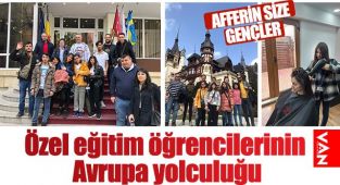 Van'dan özel eğitim öğrencilerinin Avrupa yolculuğu
