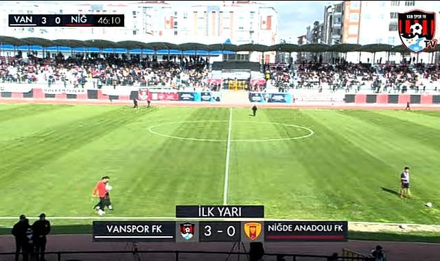 Vanspor FK - Niğde Anadolu FK Maç Sonucu
