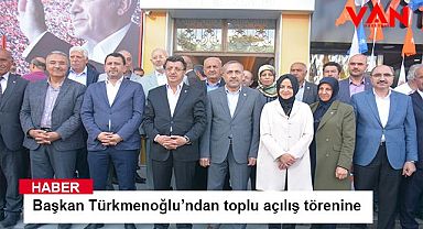Başkan Türkmenoğlu’ndan toplu açılış törenine davet