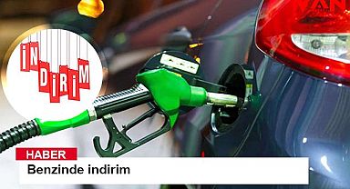 Benzine indirim haberi geldi