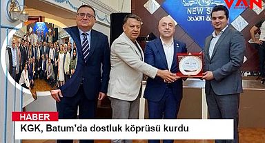 KGK, Batum’da dostluk köprüsü kurdu 