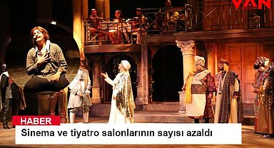 Sinema ve tiyatro salonlarının sayısı azaldı