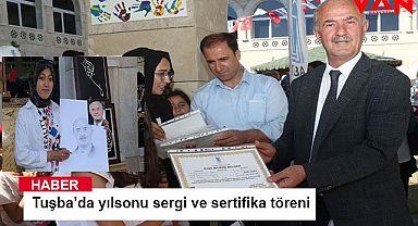 Tuşba’da yılsonu sergi ve sertifika töreni