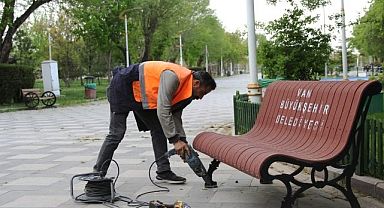 Van’da 16 park bakım ve onarıma alındı