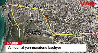 VAN DENİZİ YARI MARATONU BAŞLIYOR