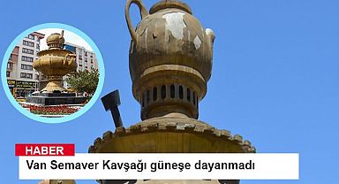 Van Semaver Kavşağı güneşe dayanmadı