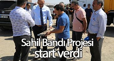 Başkan Aydın Sahil Bandı Projesi’ne start verdi