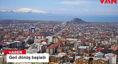 Geri dönüş başladı 