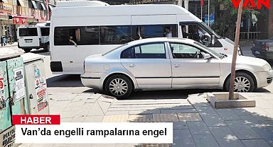 Van’da engelli rampalarına engel