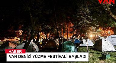 Van denizi yüzme festivali başladı
