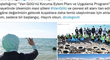 Emine Erdoğan’dan Van gölü paylaşımı