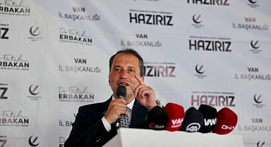 Fatih Erbakan'ın Van il teşkilatı yetersiz kaldı