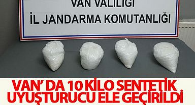 Van'da 10 kilo sentetik uyuşturucu ele geçirildi
