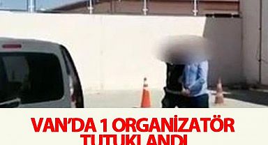 Van'da bir organizatör tutuklandı