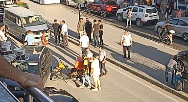Van'da Motosiklet ve Araç sahibi arasında kavga