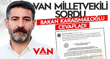 KARAİSMAİLOĞLU'DAN HDP'Lİ VAN MİLLETVEKİLİ SARISAÇ'A YANIT