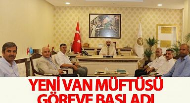 Yeni Van Müftüsü Şık göreve başladı 