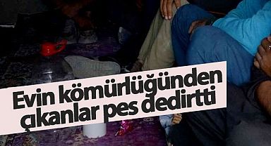 Evin kömürlüğünden çıkanlar pes dedirtti