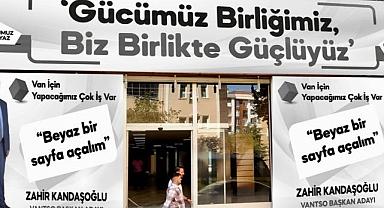 Kandaşoğlu, VATSO seçim ofisini açtı 