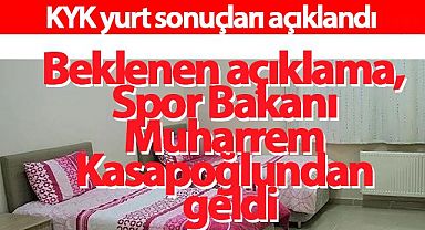 KYK yurt sonuçları açıklandı | Gözler GSB KYK yurt başvuru sonuçlarında!