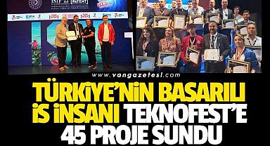 TÜRKİYE'NİN BAŞARILI İŞ İNSANI TEKNOFEST'E 45 PROJE SUNDU