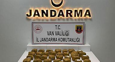 Van'da 18 kilo toz esrar ele geçirildi