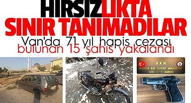 Van'da 71 yıl hapis cezası bulunan 15 şahıs yakalandı