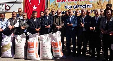 Van'daki çiftçilere 802 ton arpa tohumu dağıtıldı 