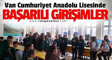 Van Haber | Van Cumhuriyet Anadolu Lisesinde Başarılı Girişimler