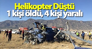 Van Haberleri | Helikopter Düştü, 1 kişi öldü, 4 kişi yaralı