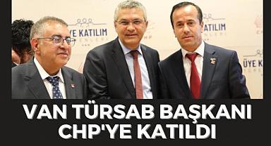 VAN TÜRSAB BAŞKANI CHP'YE KATILDI