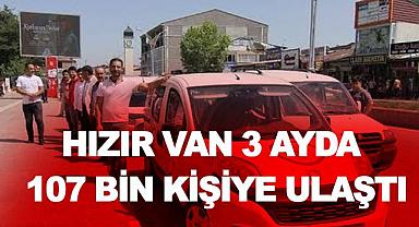 Hızır Van 3 ayda 107 bin kişiye ulaştı