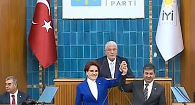 İYİ Parti'ye sürpriz katılım! Rozeti Meral Akşener taktı