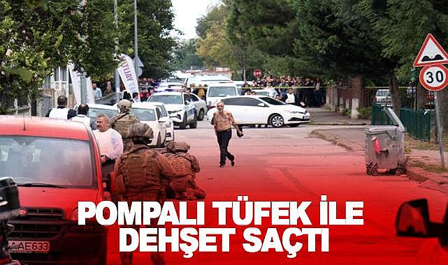 Sokak ortasında dehşet saçtı