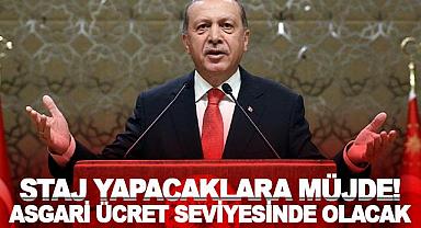 Staj yapacak öğrencilere müjde