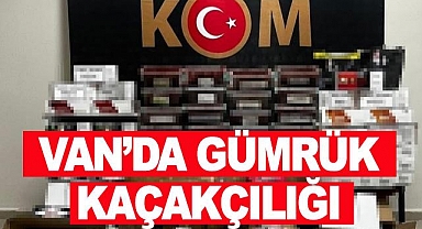 Van'da gümrük kaçakçılığı