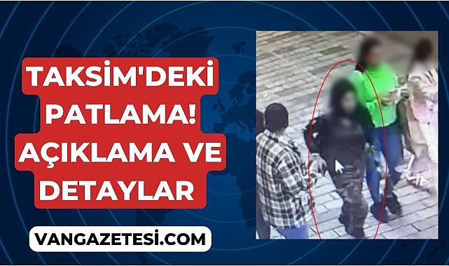 Taksim'deki patlama anı