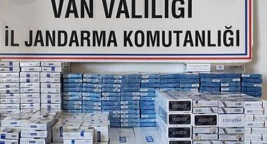 Van’da 15 bin 128 paket kaçak sigara ele geçirildi